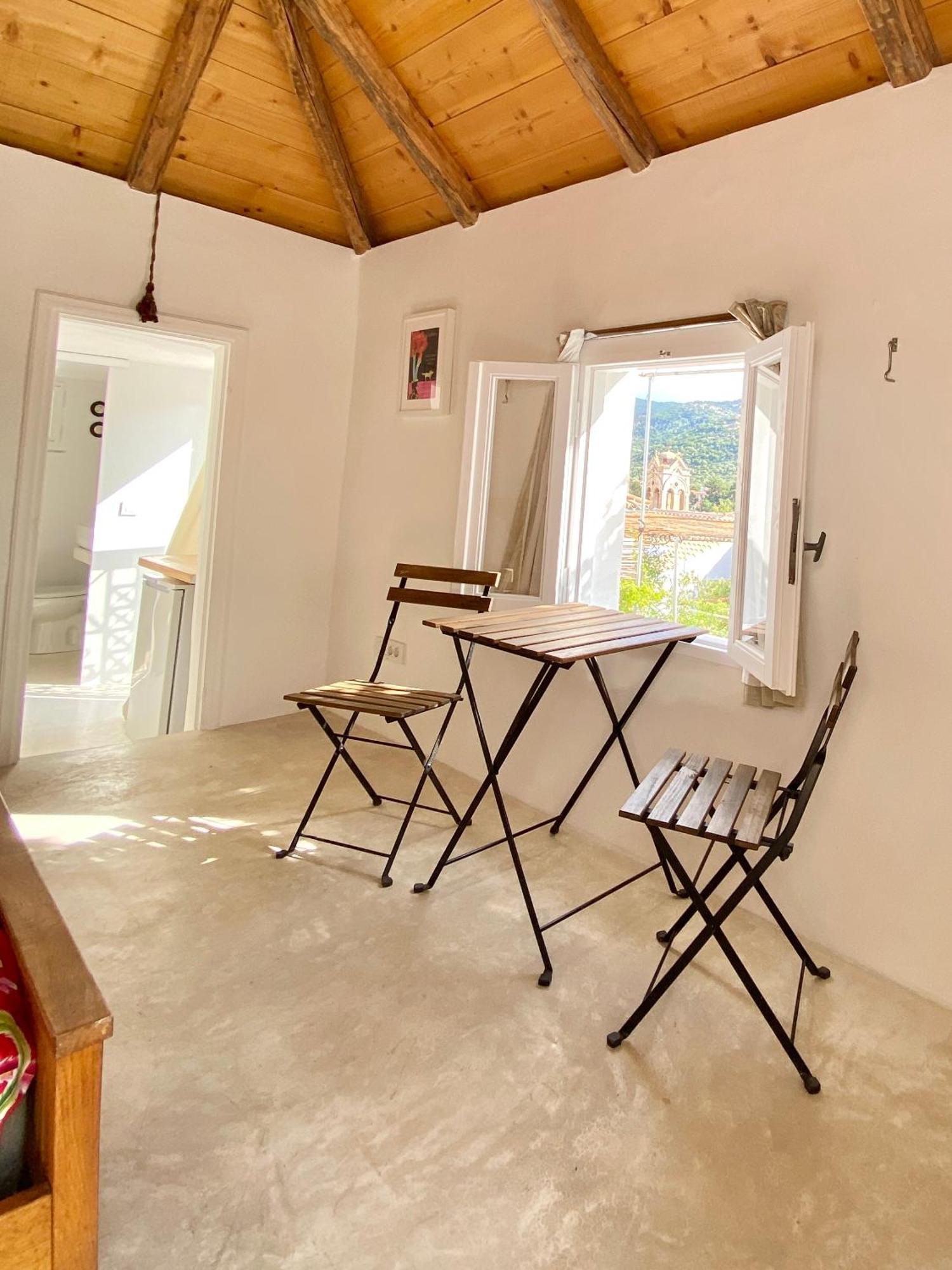 Stylish Vathy Studio With Sea View Ngoại thất bức ảnh